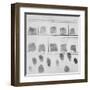 Fingerprint Record Sheet from the Navy Department in 1912-null-Framed Art Print