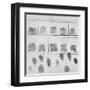 Fingerprint Record Sheet from the Navy Department in 1912-null-Framed Art Print