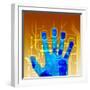 Fingerprint Scanner, Artwork-PASIEKA-Framed Premium Photographic Print