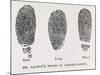 Fingerprint Types, 17th Century-Middle Temple Library-Mounted Photographic Print