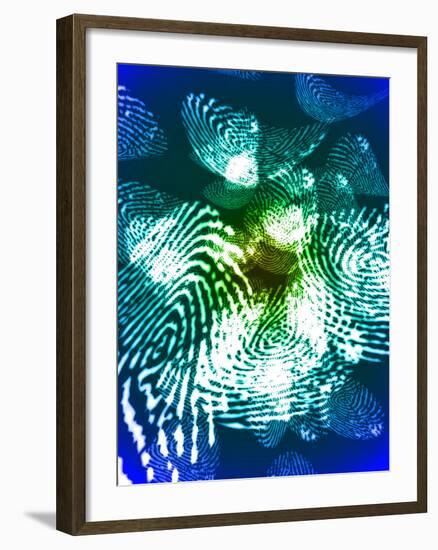 Fingerprints, Computer Artwork-Christian Darkin-Framed Photographic Print