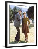 FINIAN'S RAINBOW, 1968 directed by FRANCIS FORD COPPOLA Fred Astaire and Petula Clark (photo)-null-Framed Photo