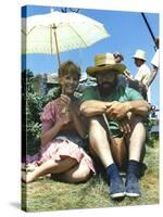 FINIAN'S RAINBOW, 1968 directed by FRANCIS FORD COPPOLA On the set, Petula Clark and Francis Ford C-null-Stretched Canvas