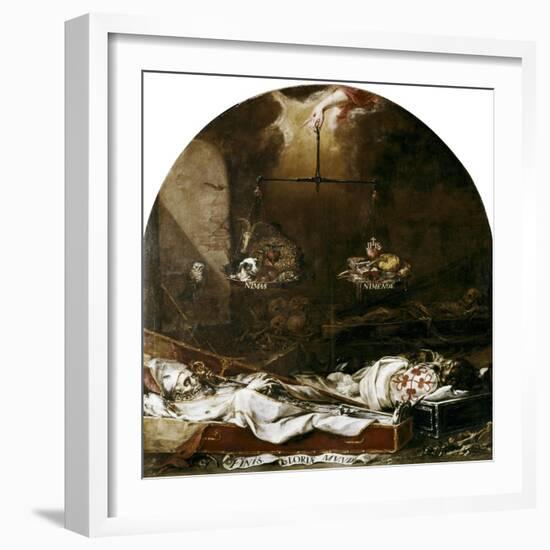 Finis Gloriae Mundi-Juan de Valdes Leal-Framed Art Print