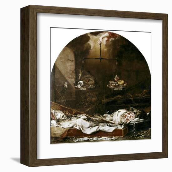 Finis Gloriae Mundi-Juan de Valdes Leal-Framed Art Print