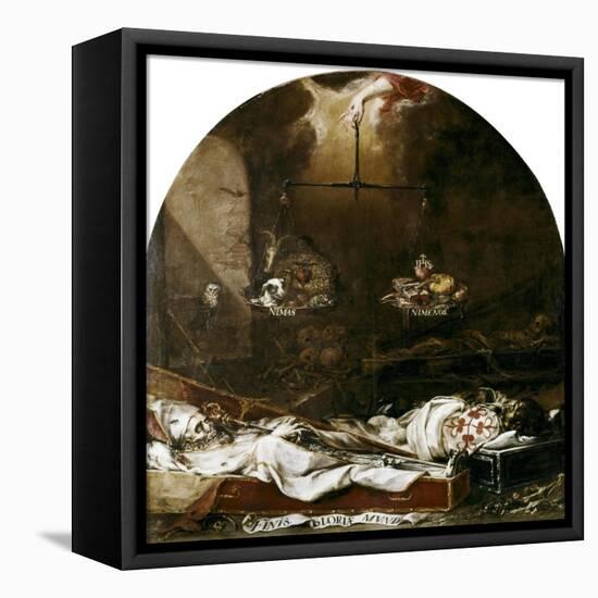 Finis Gloriae Mundi-Juan de Valdes Leal-Framed Stretched Canvas