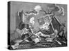 Finis; or, the Tail Piece - The Bathos by William Hogarth-William Hogarth-Stretched Canvas