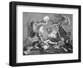 Finis; or, the Tail Piece - The Bathos by William Hogarth-William Hogarth-Framed Giclee Print