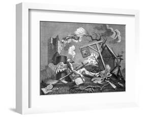 Finis; or, the Tail Piece - The Bathos by William Hogarth-William Hogarth-Framed Giclee Print