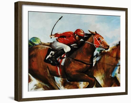 Finish Line-Sydney Edmunds-Framed Giclee Print