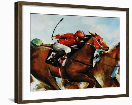 Finish Line-Sydney Edmunds-Framed Giclee Print