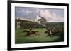 Finish of the Derby in 1865 (Won by Gladiator, Owned by the Count of Legrange)-Henry Thomas Alken-Framed Giclee Print