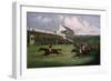 Finish of the Derby in 1865 (Won by Gladiator, Owned by the Count of Legrange)-Henry Thomas Alken-Framed Giclee Print