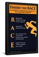 Finish the RACE - Responding to Prompts-Gerard Aflague Collection-Framed Poster