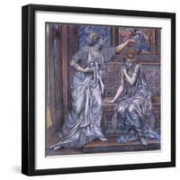 Finished Study for Queen Eleanor and Fair Rosamund, C.1900-5 (Chalk) (See 27988)-Evelyn De Morgan-Framed Giclee Print