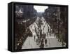 Finishers on Boyleston Street at the 1990 Boston Marathon-null-Framed Stretched Canvas