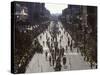 Finishers on Boyleston Street at the 1990 Boston Marathon-null-Stretched Canvas