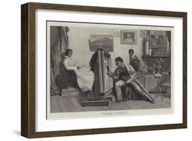 Finishing Touches, in the Exhibition at the Dudley Gallery-Alfred Edward Emslie-Framed Giclee Print