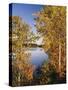 Finland, Autumn Mood at a Lake-Thonig-Stretched Canvas