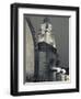 Finland, Helsinki, Rautatieasema, Helsinki Railroad Station, National Romantic-Style Figures-Walter Bibikow-Framed Photographic Print