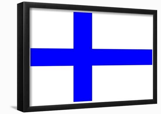 Finland National Flag Poster Print-null-Framed Poster