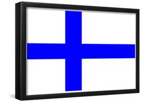 Finland National Flag Poster Print-null-Framed Poster