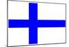 Finland National Flag Poster Print-null-Mounted Poster