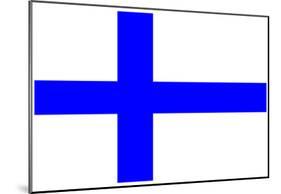 Finland National Flag Poster Print-null-Mounted Poster