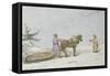 Finland Sledge, 1803-John Augustus Atkinson-Framed Stretched Canvas