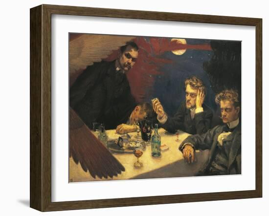 Finland, the Symposium, the Problem, 1894-null-Framed Giclee Print
