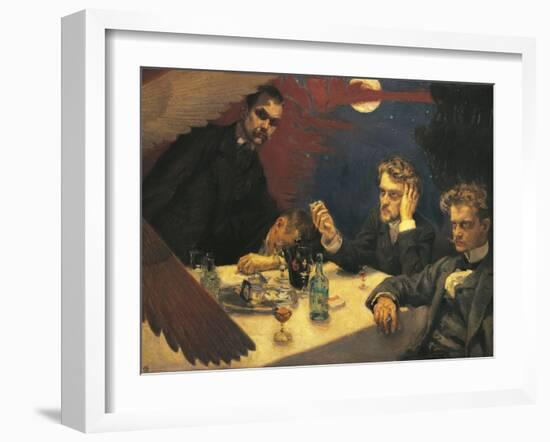 Finland, the Symposium, the Problem, 1894-null-Framed Giclee Print