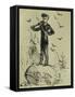 Finland, Turku, Finnish Composer and Violinist Jean Sibelius-null-Framed Stretched Canvas
