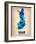 Finland Watercolor Poster-NaxArt-Framed Art Print