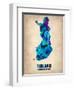 Finland Watercolor Poster-NaxArt-Framed Art Print