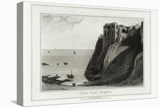 Finlater Castle, Banffshire-William Daniell-Stretched Canvas