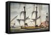 Finmarcken Barquentine-null-Framed Stretched Canvas