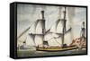 Finmarcken Barquentine-null-Framed Stretched Canvas