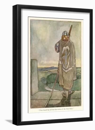 Finn Hears the Fairy Harp-Stephen Reid-Framed Art Print