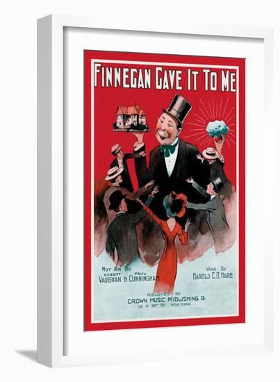 Finnegan Gave It To Me-null-Framed Art Print