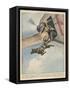 Finnish Parachutist Jumps with His Dog-Vittorio Pisani-Framed Stretched Canvas