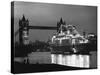 Finnpartner Ferry at Tower Bridge-null-Stretched Canvas