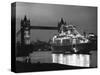 Finnpartner Ferry at Tower Bridge-null-Stretched Canvas