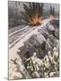 Finns Destroy Railway-null-Mounted Art Print