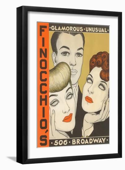 Finocchio's Show Advertisement-null-Framed Art Print