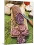 Finocchiona, Tuscan Salami with Wild Fennel Seeds, Florence, Tuscany, Italy, Italian Gastronomy-Nico Tondini-Mounted Photographic Print