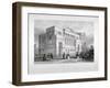 Finsbury Chapel, Blomfield Street, City of London, 1843-John Woods-Framed Giclee Print