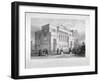 Finsbury Chapel, Blomfield Street, City of London, 1843-John Woods-Framed Giclee Print