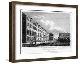 Finsbury Square, London, 1817-J Greig-Framed Giclee Print