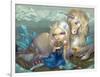 Fiona and the Unicorn-Jasmine Becket-Griffith-Framed Art Print