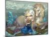 Fiona and the Unicorn-Jasmine Becket-Griffith-Mounted Art Print